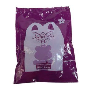 McDonald's Happy Meal Toy Masked Singer #7 Miss Teddy Plush Sealed